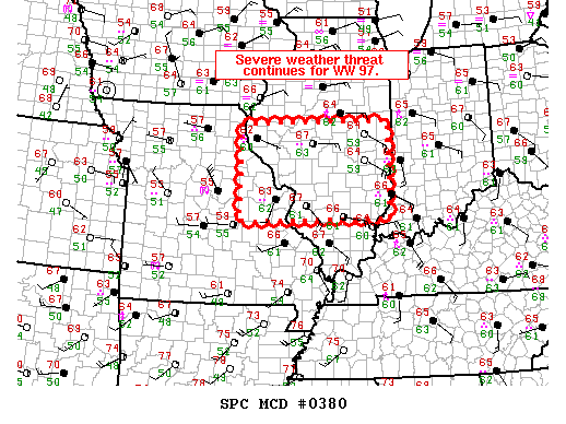Mesoscale Discussion 380