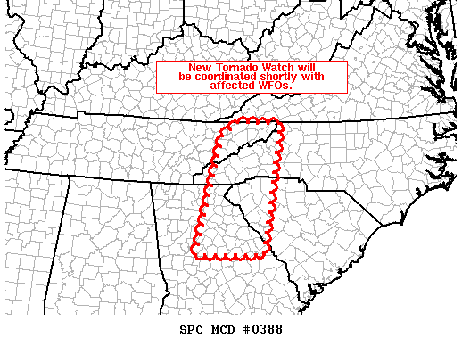 Mesoscale Discussion 388