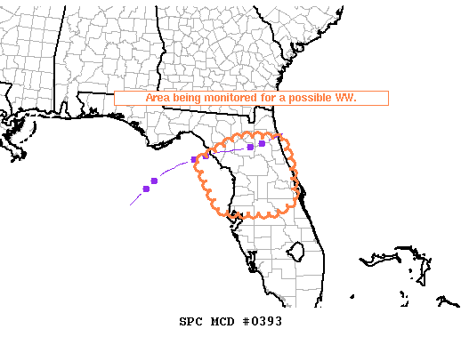 Mesoscale Discussion 393
