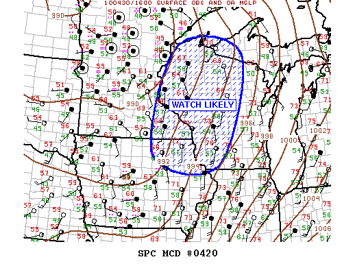 Mesoscale Discussion 420