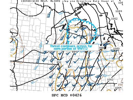 Mesoscale Discussion 426