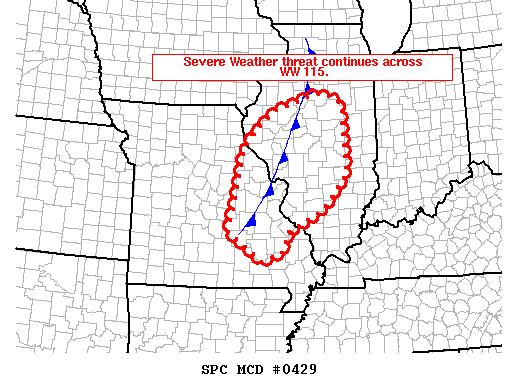 Mesoscale Discussion 429