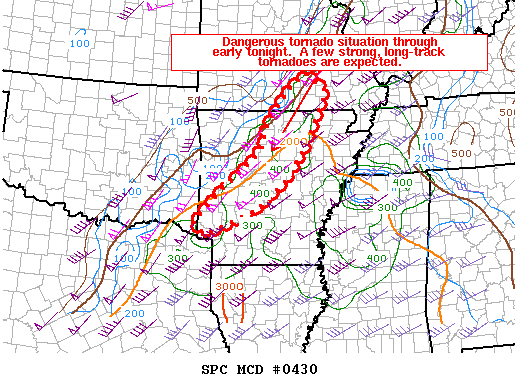Mesoscale Discussion 430