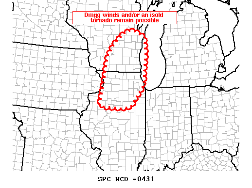 Mesoscale Discussion 431