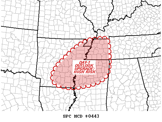 Mesoscale Discussion 443