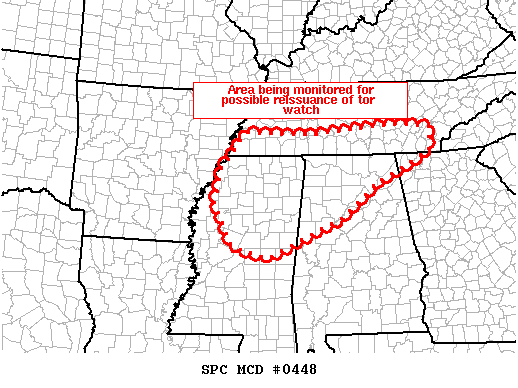 Mesoscale Discussion 448