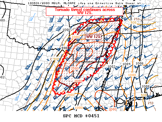 Mesoscale Discussion 451