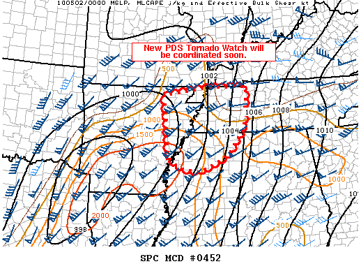Mesoscale Discussion 452