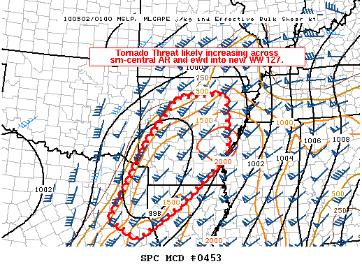 Mesoscale Discussion 453