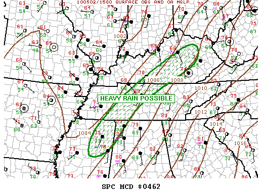 Mesoscale Discussion 462
