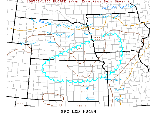 Mesoscale Discussion 464