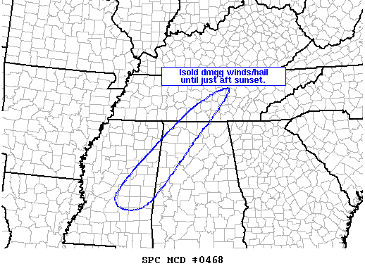 Mesoscale Discussion 468