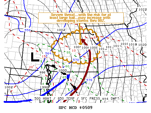 Mesoscale Discussion 509