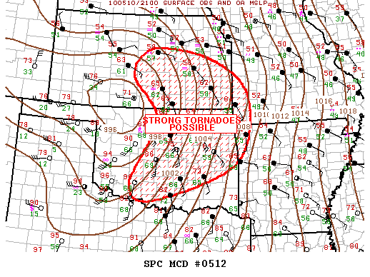 Mesoscale Discussion 512