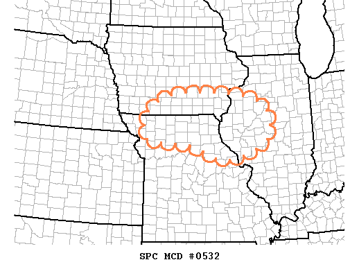 Mesoscale Discussion 532