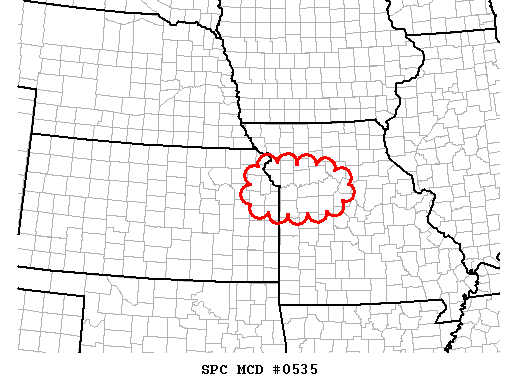 Mesoscale Discussion 535