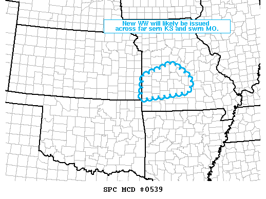 Mesoscale Discussion 539