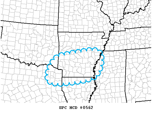 Mesoscale Discussion 562
