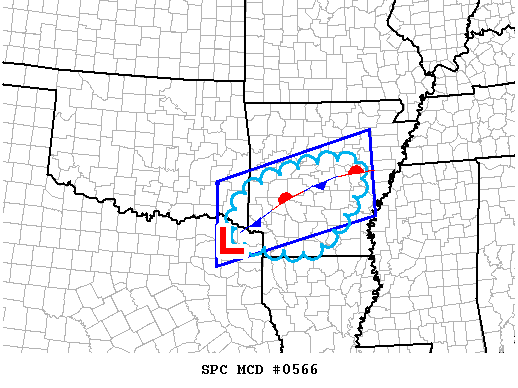 Mesoscale Discussion 566
