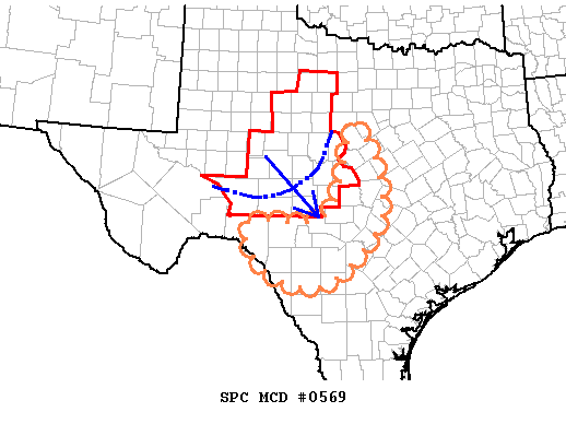 Mesoscale Discussion 569