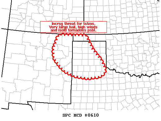 Mesoscale Discussion 610