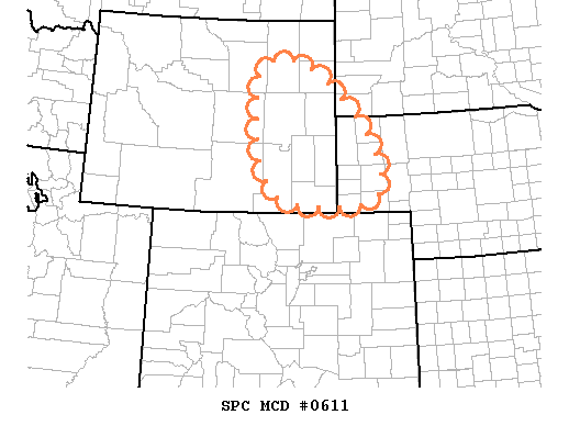 Mesoscale Discussion 611