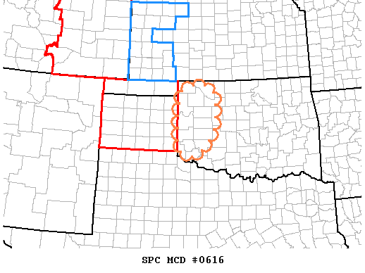 Mesoscale Discussion 616