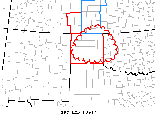 Mesoscale Discussion 617