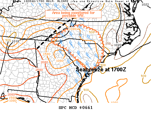 Mesoscale Discussion 661