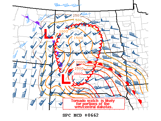 Mesoscale Discussion 662