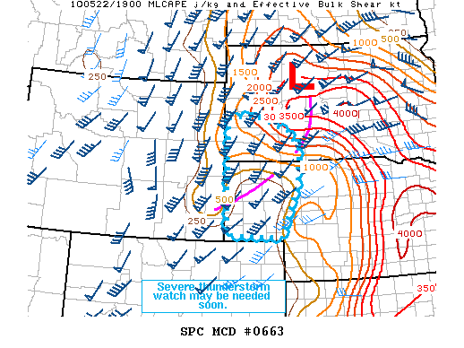 Mesoscale Discussion 663