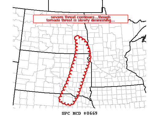 Mesoscale Discussion 669