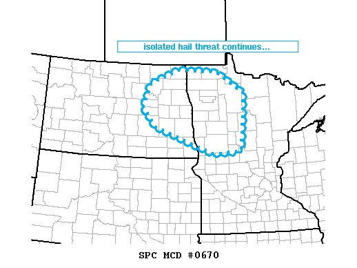 Mesoscale Discussion 670