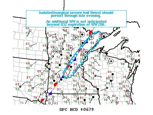 Mesoscale Discussion 679
