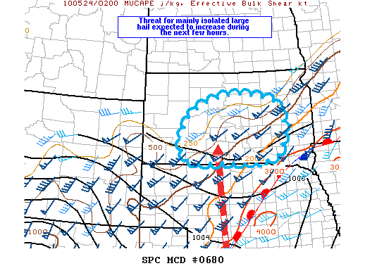 Mesoscale Discussion 680