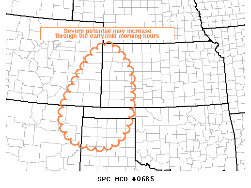 Mesoscale Discussion 685