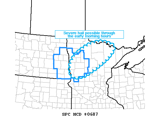 Mesoscale Discussion 687