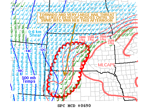 Mesoscale Discussion 690