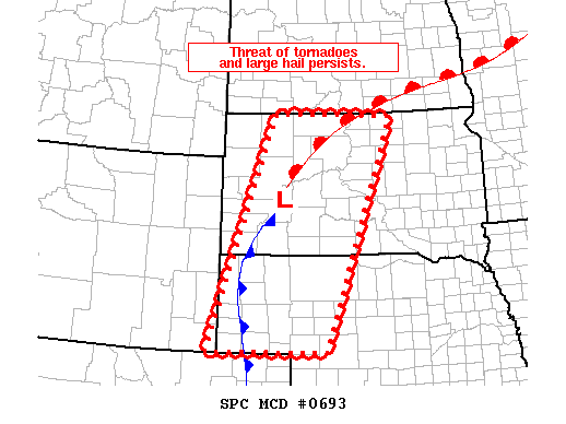 Mesoscale Discussion 693