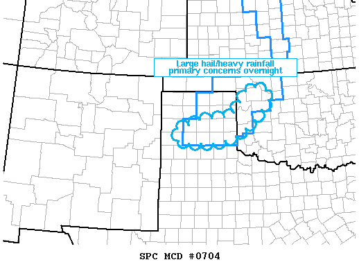 Mesoscale Discussion 704