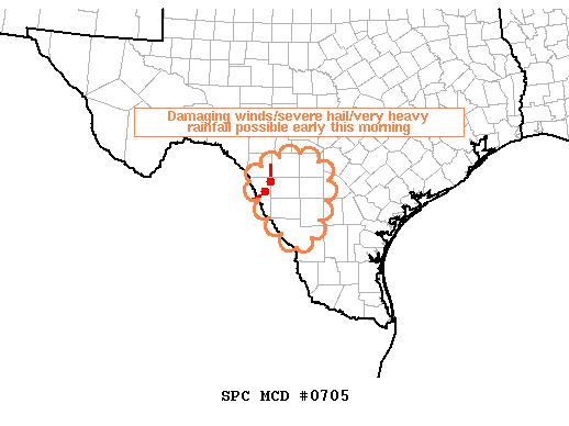 Mesoscale Discussion 705