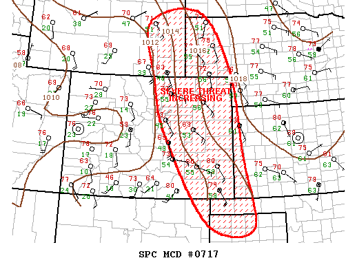 Mesoscale Discussion 717