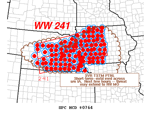 Mesoscale Discussion 764