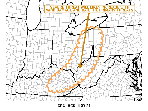 Mesoscale Discussion 771