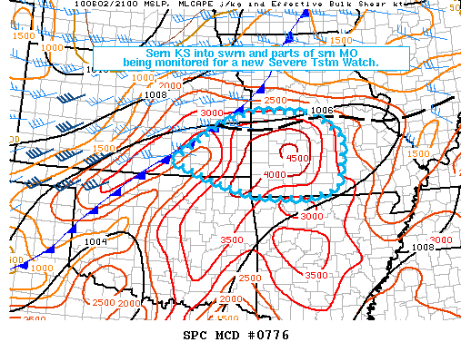 Mesoscale Discussion 776