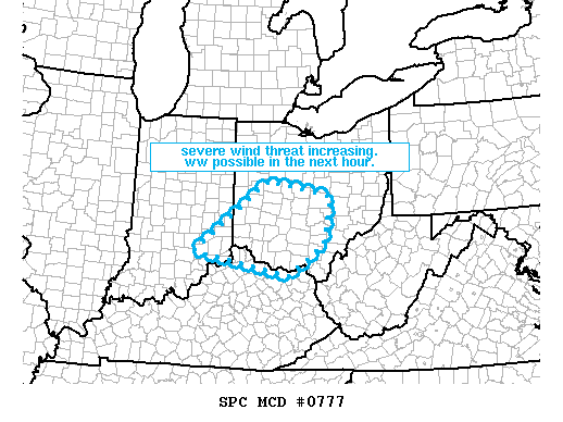 Mesoscale Discussion 777