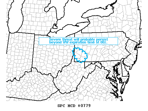 Mesoscale Discussion 779