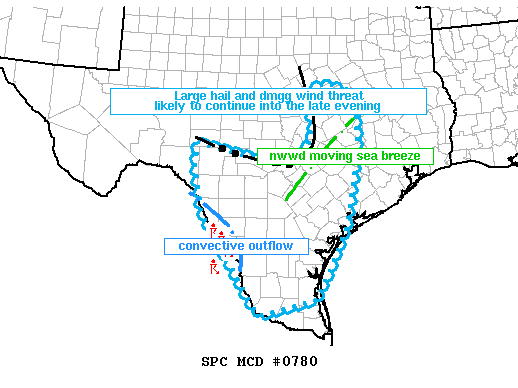Mesoscale Discussion 780