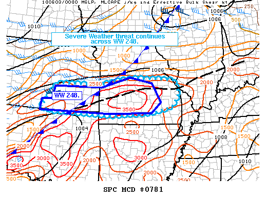 Mesoscale Discussion 781