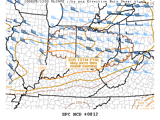 Mesoscale Discussion 812